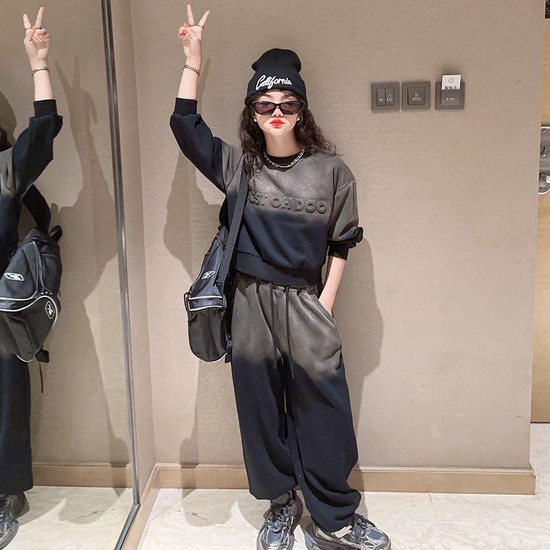 Девочкин градиентный наряд: Модный комплект-двойка брюк-палаццо на весну/осень 2025 года для детей старшего возраста 140
Девочкин градиентный наряд: Модный комплект-двойка брюк-палаццо на весну/осень 2025 года для детей старшего возраста 140