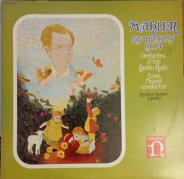 LP Record LORIN MAAZEL RADIOSYMPHONIEORCHE Mahler Symphony No. 4 H71259 NONESUCH 1971 US Classical Used
LP Record LORIN MAAZEL RADIOSYMPHONIEORCHE Mahler Symphony No. 4 H71259 NONESUCH 1971 US Classical Used