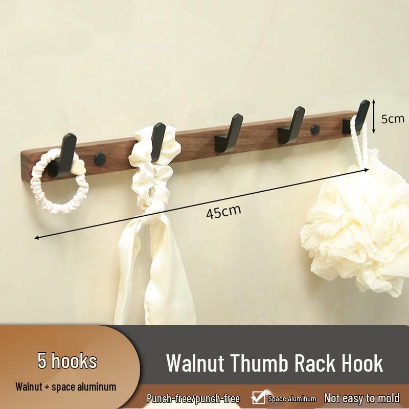 Walnut Wall-Mounted Double Folding Towel Rack Set with Aluminum Alloy Storage Shelf
Walnut Wall-Mounted Double Folding Towel Rack Set with Aluminum Alloy Storage Shelf