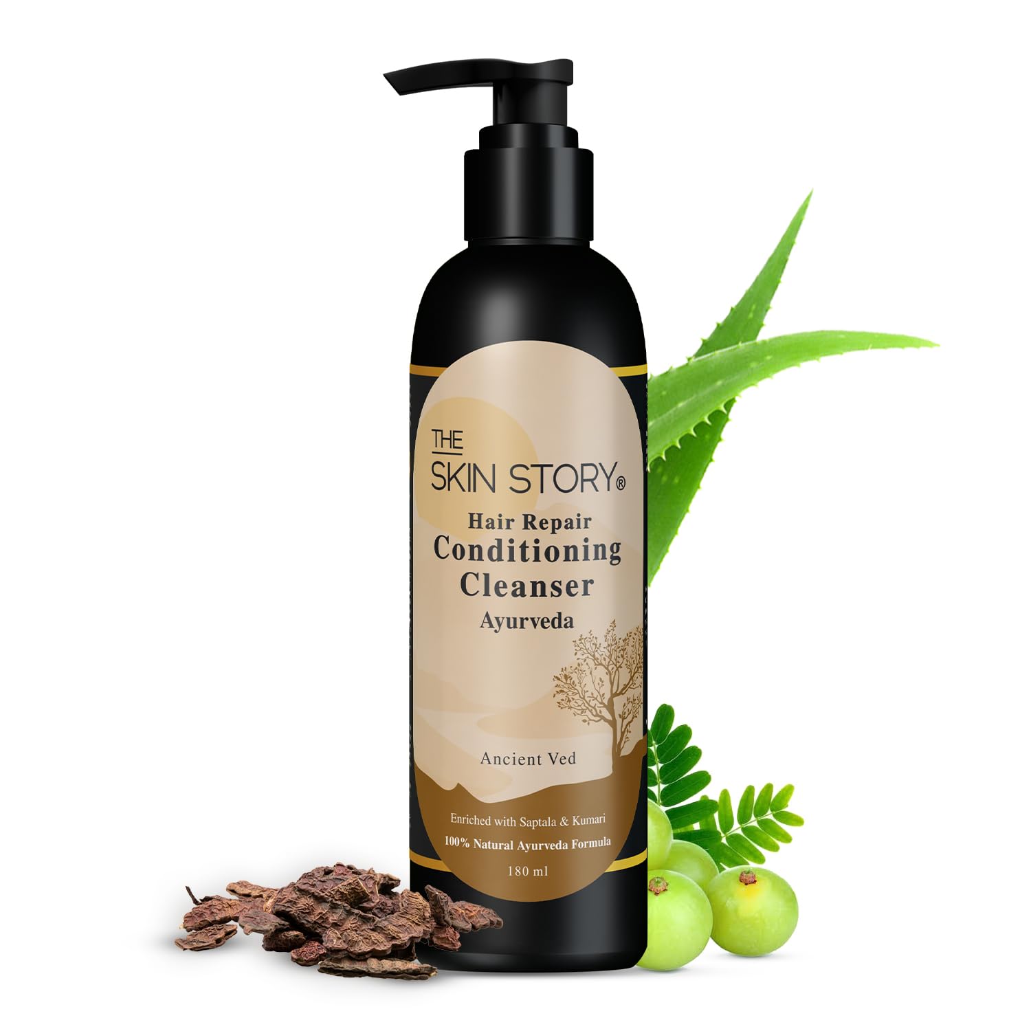 The Skin Story Ayurvedic Hair Unscented Conditioner | Ancient Ved Conditioning Cleanser For Frizz Free, Silky Hairs| Suitable For All Hair Types
The Skin Story Ayurvedic Hair Unscented Conditioner | Ancient Ved Conditioning Cleanser For Frizz Free, Silky Hairs| Suitable For All Hair Types