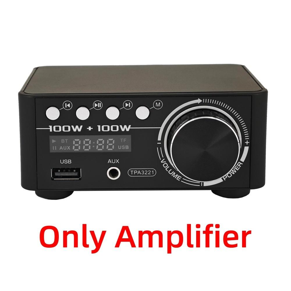 Bluetooth 5.3 TPA3221 Class D Power Mini Amplifier 2.0 Digital Amplifier 100Wx2 200W Home Audio System with PC USB AMP
Bluetooth 5.3 TPA3221 Class D Power Mini Amplifier 2.0 Digital Amplifier 100Wx2 200W Home Audio System with PC USB AMP