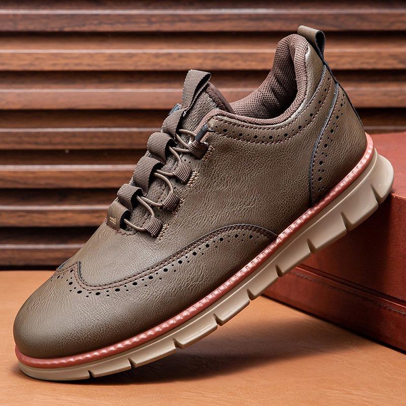Large Size Men S Casual Leather Shoes Breathable Upgraded Version Flat Bottom Lace-Up Round Toe Men S Footwear For All Seasons 40
Large Size Men S Casual Leather Shoes Breathable Upgraded Version Flat Bottom Lace-Up Round Toe Men S Footwear For All Seasons 40