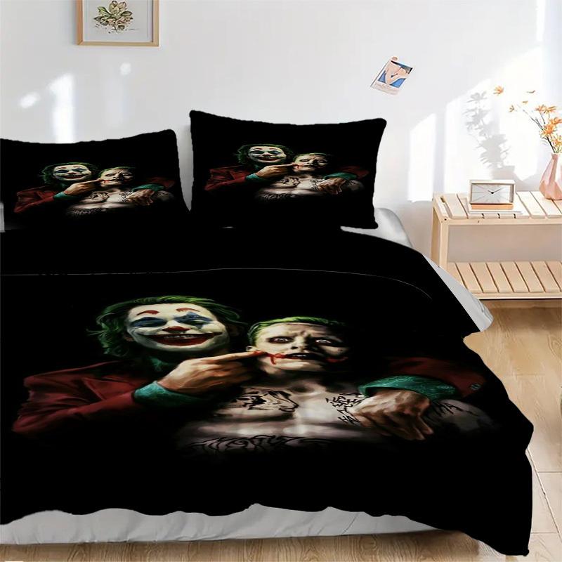 Tattooed Joker Holding Another Man Bedding Set Comforter Cover Gift for Bedroom,Includes 1 Cover and 2 Pillowcases, No InsertB392 135x200cm
Tattooed Joker Holding Another Man Bedding Set Comforter Cover Gift for Bedroom,Includes 1 Cover and 2 Pillowcases, No InsertB392 135x200cm