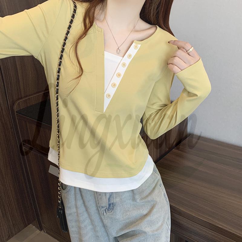 Spring 2026 Plus Size Women s Korean Style Color Block Half Open Collar Long Sleeve Top 4XL жёлтый
Spring 2026 Plus Size Women s Korean Style Color Block Half Open Collar Long Sleeve Top 4XL жёлтый