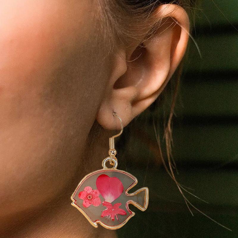 1 Pair Flower Earring Jewelry Accessories Transparent Irregular Dangle Earring for Women Drop Glue Romantic Resin Eternal Flower
1 Pair Flower Earring Jewelry Accessories Transparent Irregular Dangle Earring for Women Drop Glue Romantic Resin Eternal Flower