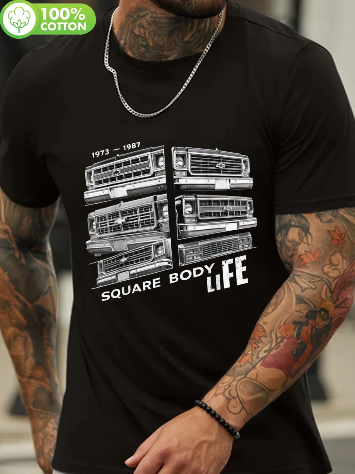 Vintage 1973-1987 Square Body Truck Graphic T-shirt - SQUARE BODY LIFE Design S
Vintage 1973-1987 Square Body Truck Graphic T-shirt - SQUARE BODY LIFE Design S