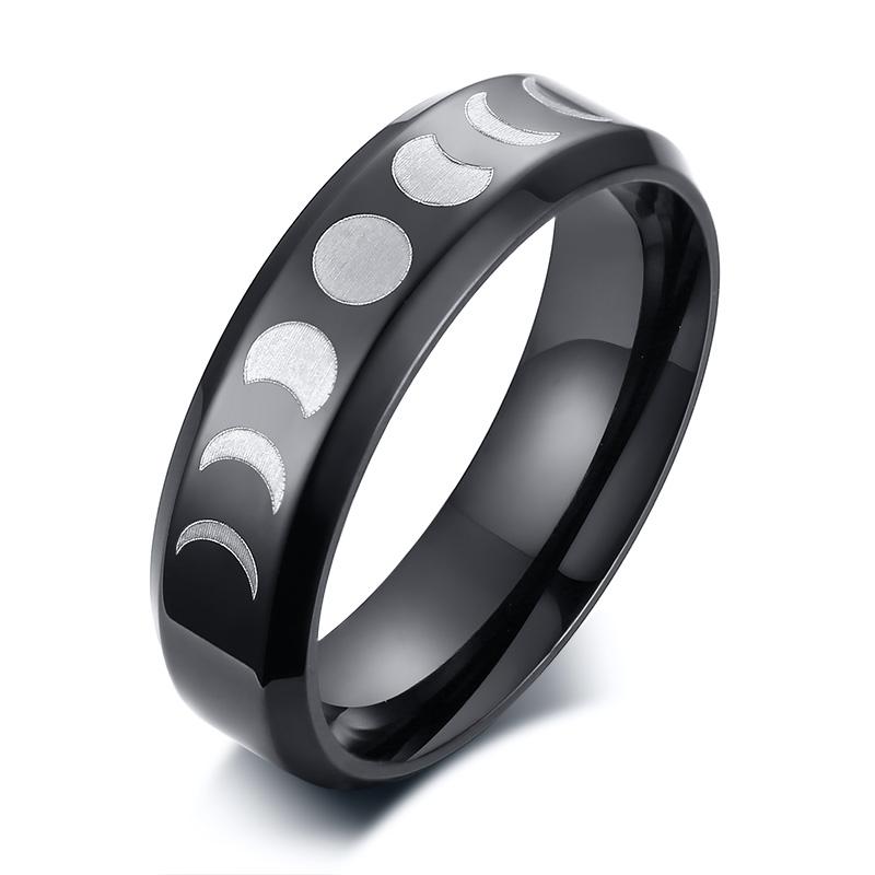 Stainless Steel Moon Phase Ring Black Crescent Moon Wiccan Ring Triple Goddess For Women Men 6mm Jewelry 7
Stainless Steel Moon Phase Ring Black Crescent Moon Wiccan Ring Triple Goddess For Women Men 6mm Jewelry 7