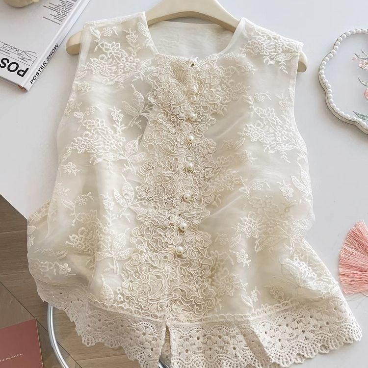 Топ-жилет из китайского вышитого кружева 2025, новый кружевной топ-жилет XL (112-62.5kg recommended)
Топ-жилет из китайского вышитого кружева 2025, новый кружевной топ-жилет XL (112-62.5kg recommended)