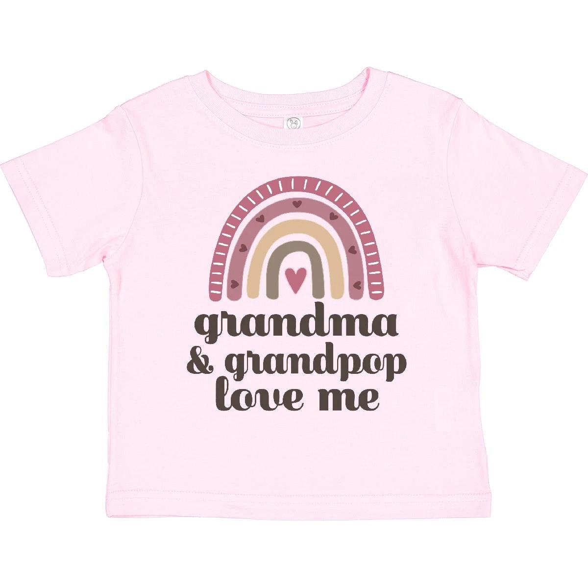 Inktastic Grandma And Grandpop Rainbow For Girls Toddler kids boys T-Shirt Grandmother Kid 100
Inktastic Grandma And Grandpop Rainbow For Girls Toddler kids boys T-Shirt Grandmother Kid 100