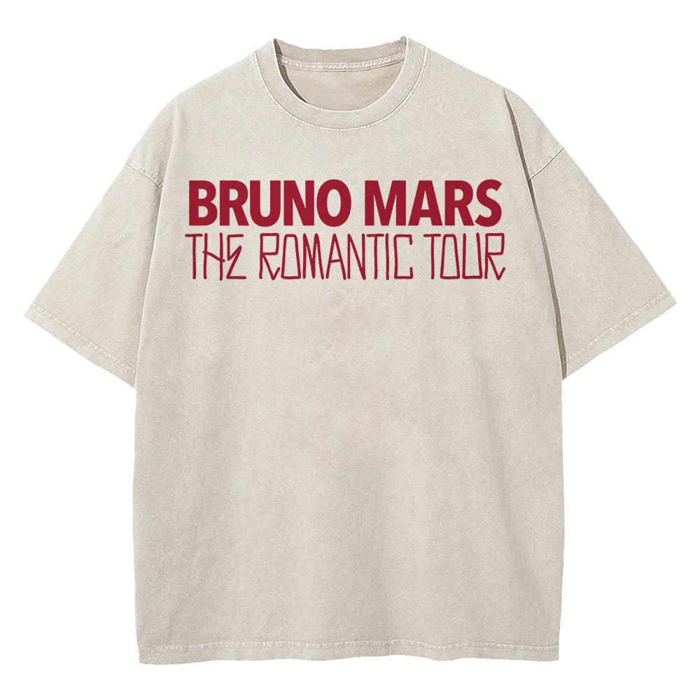 Cotton Vintage Washed Bruno Mars The Romantic Tour T Shirt Fashion MenWomen Retro Oversized Loose Acid Wash Tee Shirt S
Cotton Vintage Washed Bruno Mars The Romantic Tour T Shirt Fashion MenWomen Retro Oversized Loose Acid Wash Tee Shirt S