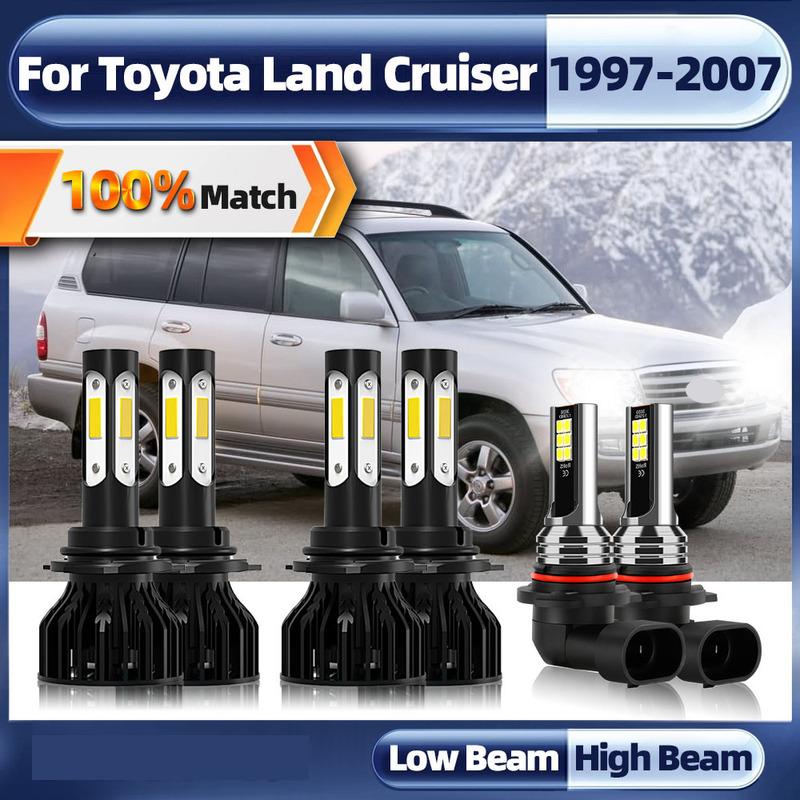 60000LM LED Canbus Car Headlights Bulbs HB3 9005 HB4 9006 6000K Auto Lamp For Toyota Land Cruiser 1997-2003 2004 2005 2006 2007 Low Beam (2PCS)
60000LM LED Canbus Car Headlights Bulbs HB3 9005 HB4 9006 6000K Auto Lamp For Toyota Land Cruiser 1997-2003 2004 2005 2006 2007 Low Beam (2PCS)