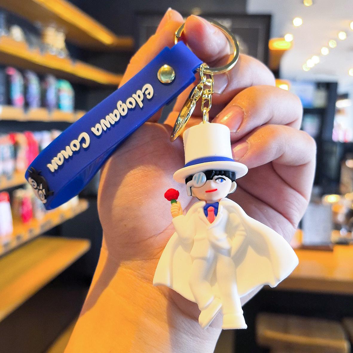New Creative Cartoon Detective Conan Keychain PVC Figurine Couple Backpack Car Kawaii Cute Personalized Gifts Y2k Fashion Toys
New Creative Cartoon Detective Conan Keychain PVC Figurine Couple Backpack Car Kawaii Cute Personalized Gifts Y2k Fashion Toys