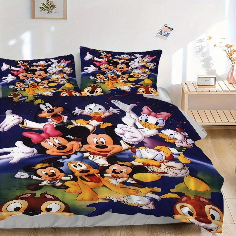 3pcs Disney Classic Characters Quilt Cover Set (1 Quilt Cover + 2 Pillowcases Without Pillow Core), High-Definition Printing for Home and Do 135x200cm
3pcs Disney Classic Characters Quilt Cover Set (1 Quilt Cover + 2 Pillowcases Without Pillow Core), High-Definition Printing for Home and Do 135x200cm