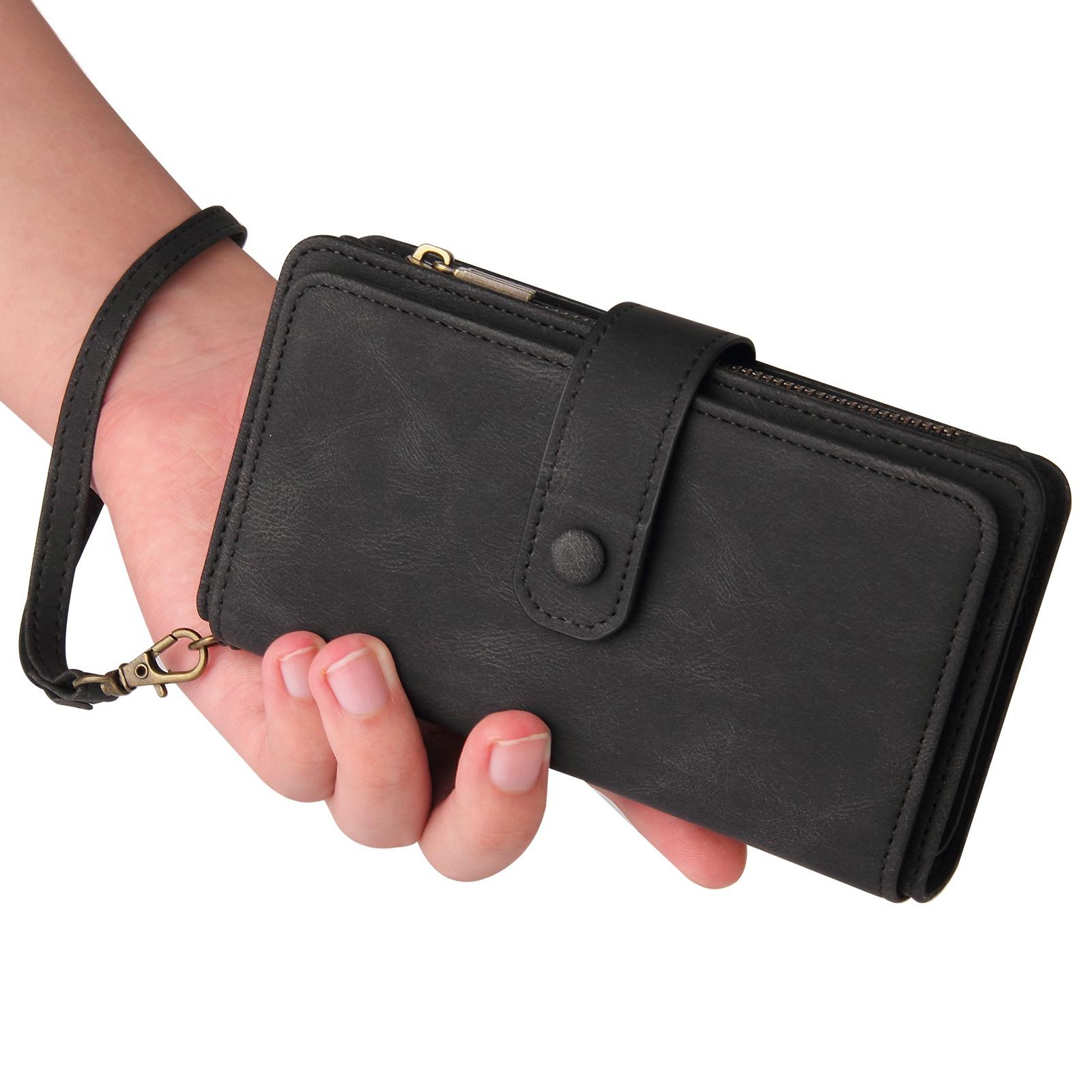 For Google Pixel 7 Pro 5G Zipper Wallet Case with 15 Card Slots and Strap Leather Phone Cover Black
For Google Pixel 7 Pro 5G Zipper Wallet Case with 15 Card Slots and Strap Leather Phone Cover Black