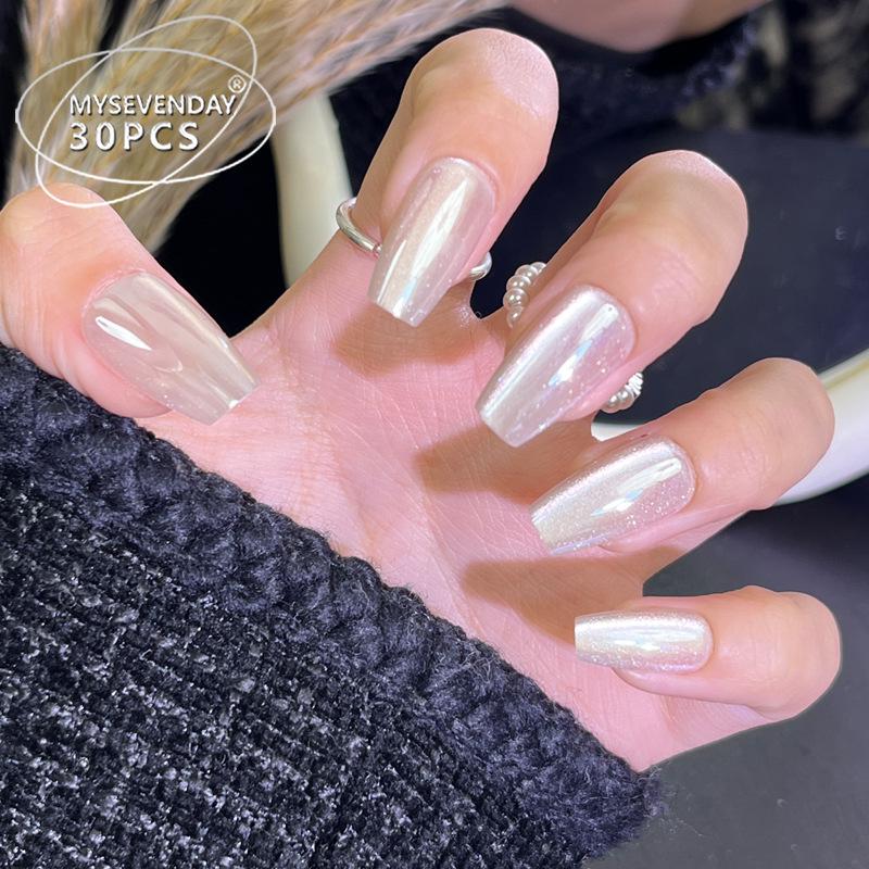 Trendy Cat Eye Short Nail Pieces - Autumn/Winter Handmade Wear-On Nails in Pure & Desire Styles Prefabricated Nail Strips #30 pieces/board
Trendy Cat Eye Short Nail Pieces - Autumn/Winter Handmade Wear-On Nails in Pure & Desire Styles Prefabricated Nail Strips #30 pieces/board