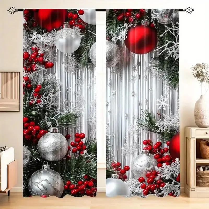 Set Of 2 Christmas Tree Pattern Printed Curtains Home Decoration Room Made Polyester W100*H70(CM)-Grommet top&1PCS
Set Of 2 Christmas Tree Pattern Printed Curtains Home Decoration Room Made Polyester W100*H70(CM)-Grommet top&1PCS