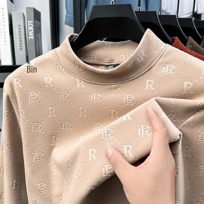 Men s Luxury Velvet Jacquard Hoodie - Double-sided, Half-high Collar, Casual Warm Base Layer for Autumn/Winter L off білий колір
Men s Luxury Velvet Jacquard Hoodie - Double-sided, Half-high Collar, Casual Warm Base Layer for Autumn/Winter L off білий колір