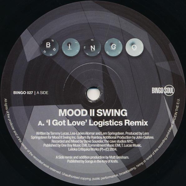 12inch Record MOOD II SWING - I Got Love (Remixes) BINGO027 Bingo Beats 2005 UK Dance & Electronica Used
12inch Record MOOD II SWING - I Got Love (Remixes) BINGO027 Bingo Beats 2005 UK Dance & Electronica Used