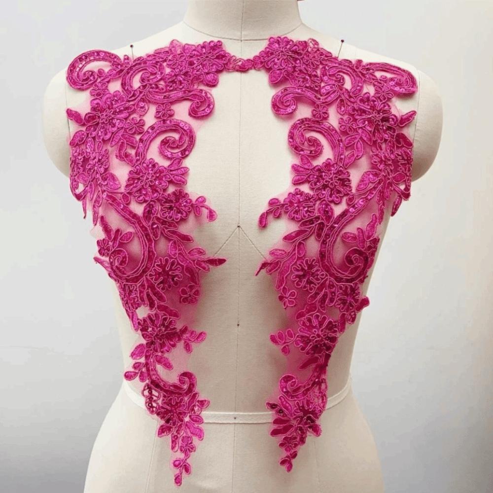 2Pcs/Set Polyester Sequin Embroidery Applique Lace Tulle Fabric Flower Flower Patch Collar Sequined Embroidery рожевий червоний колір
2Pcs/Set Polyester Sequin Embroidery Applique Lace Tulle Fabric Flower Flower Patch Collar Sequined Embroidery рожевий червоний колір