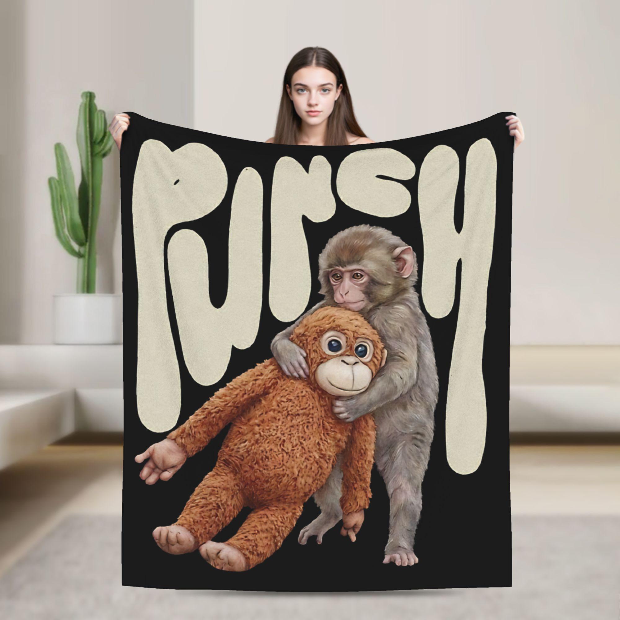 I STAND With Punch The Monkey Blanket Fleece Printed Portable Super Soft Throw Blanket for Bed Travel Bedspreads 100x150cm
I STAND With Punch The Monkey Blanket Fleece Printed Portable Super Soft Throw Blanket for Bed Travel Bedspreads 100x150cm