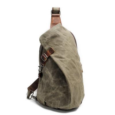 Vintage Style Waxed Canvas Men Shoulder Bag Anti-theft Genuine Leather Male Chest bag Waterproof Travel Crossbody bags For Women
Vintage Style Waxed Canvas Men Shoulder Bag Anti-theft Genuine Leather Male Chest bag Waterproof Travel Crossbody bags For Women