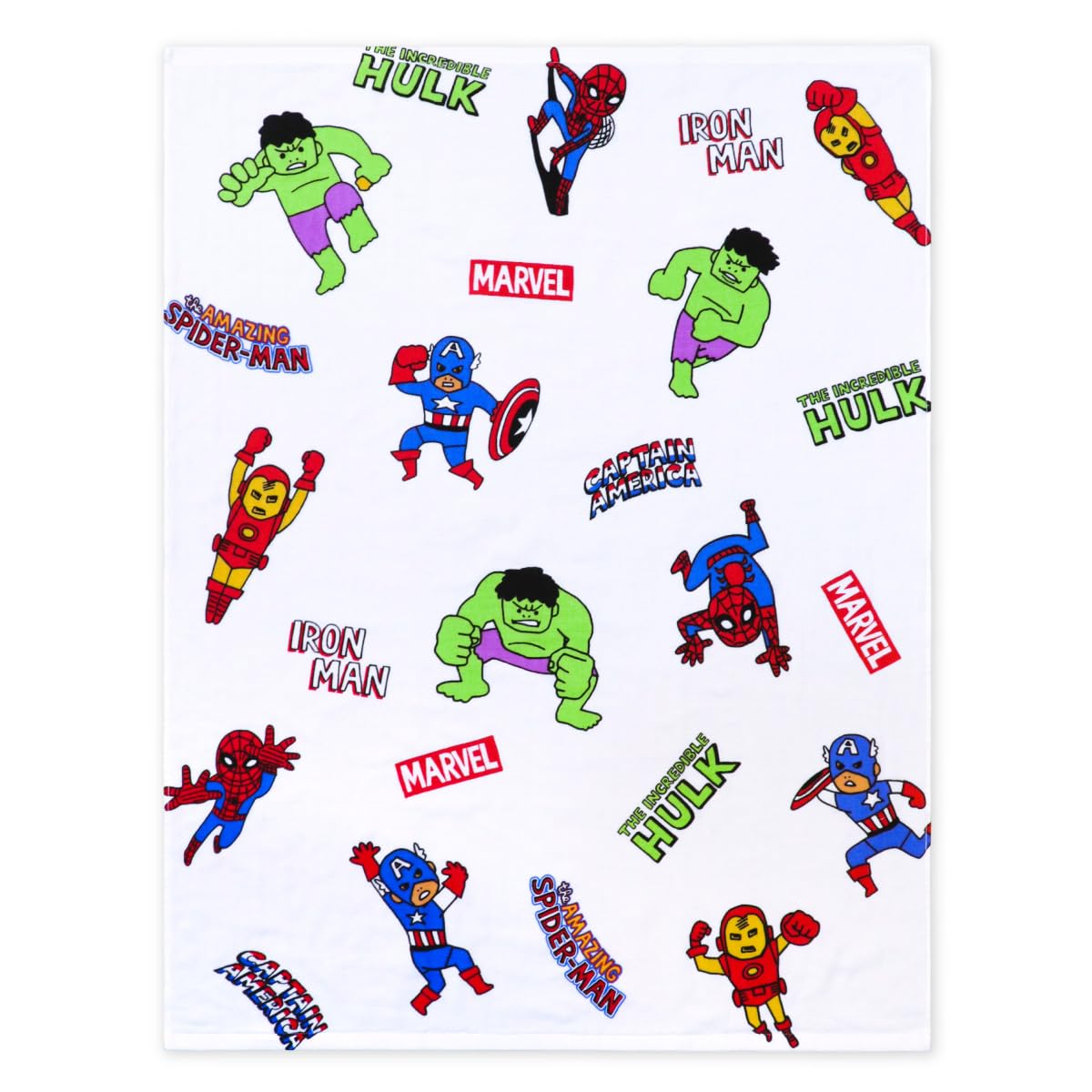 un doudou Baby Towel Blanket 85 x 115 cm MARVEL Avengers Gauze on the pile on the White front, back, 100% cotton, NM1811-AG
un doudou Baby Towel Blanket 85 x 115 cm MARVEL Avengers Gauze on the pile on the White front, back, 100% cotton, NM1811-AG