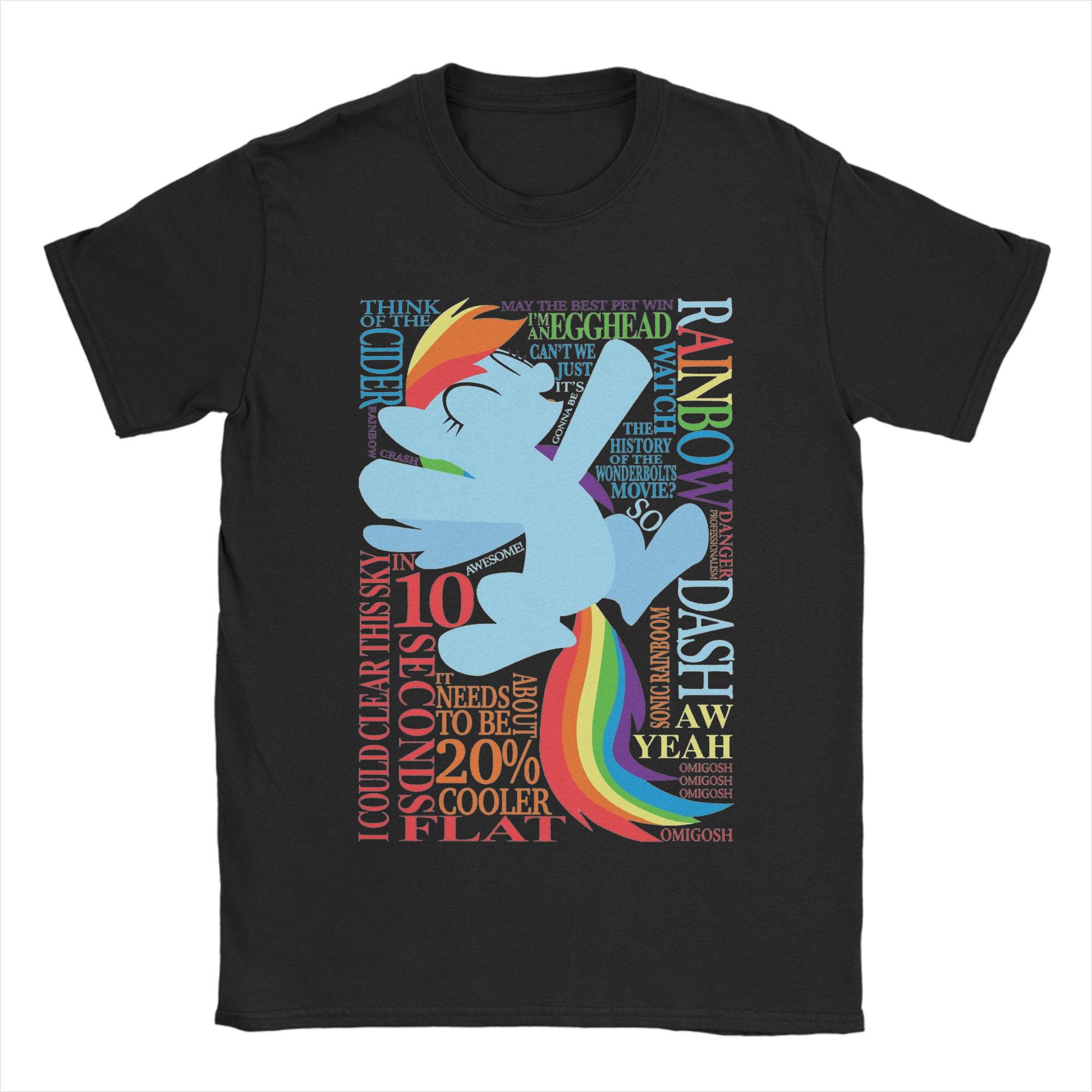 Дозвілля Що Ще Просити Футболка Rainbow Dash Чоловіча Бавовняна Короткий Рукав Поні дружба - це магія Круглий Виріз Літній Одяг S
Дозвілля Що Ще Просити Футболка Rainbow Dash Чоловіча Бавовняна Короткий Рукав Поні дружба - це магія Круглий Виріз Літній Одяг S