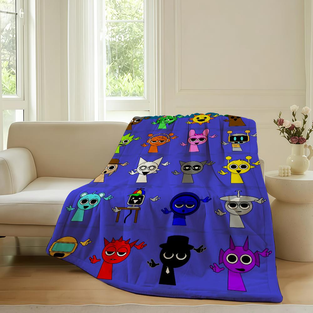Cartoon Sprunki Game Blanket Warm Soft Suitable For Bedroom Sofa Bed Living Room Office Travel Camping Gifts 75cmx90cm
Cartoon Sprunki Game Blanket Warm Soft Suitable For Bedroom Sofa Bed Living Room Office Travel Camping Gifts 75cmx90cm