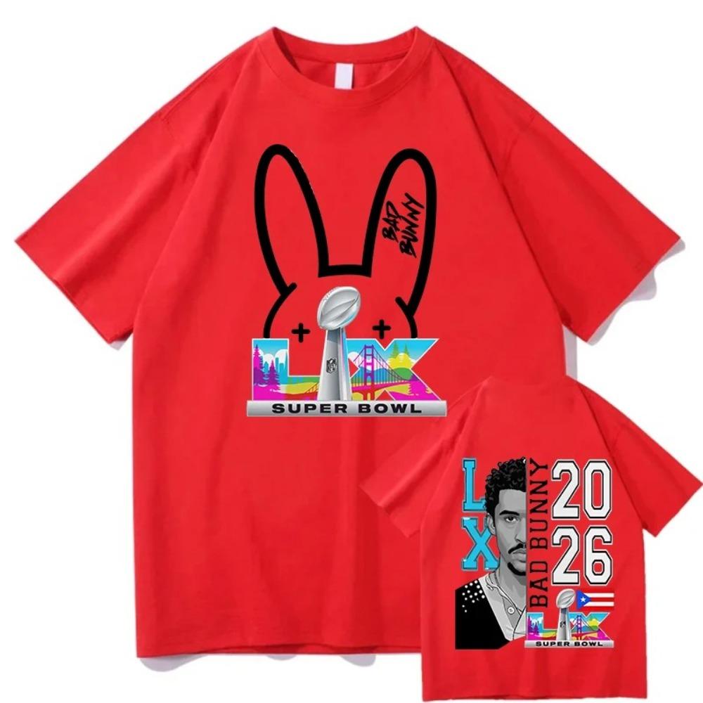 Bad Bunny Super Bowl LIX 2026 Double-Sided Oversized T-Shirt, Latin Artist NFL Graphic Tee, Unisex Casual Top M бежевий
Bad Bunny Super Bowl LIX 2026 Double-Sided Oversized T-Shirt, Latin Artist NFL Graphic Tee, Unisex Casual Top M бежевий