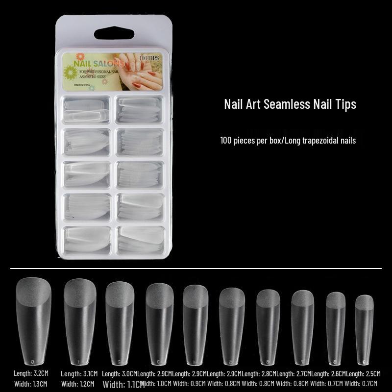 Ультратонкие матовые типсы двойного назначения - 100 штук трапециевидные и каплевидные для наращивания
Ультратонкие матовые типсы двойного назначения - 100 штук трапециевидные и каплевидные для наращивания