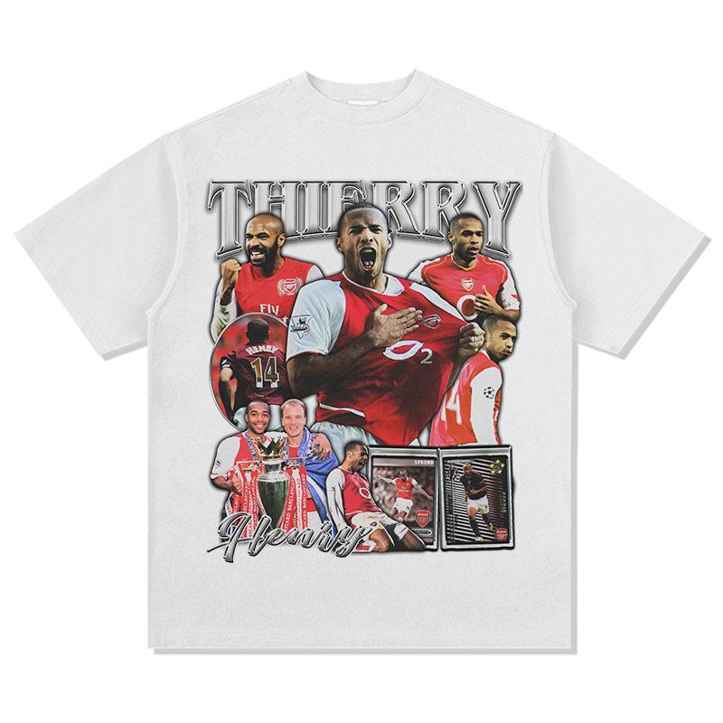 Thierry Henry Football T Shirt Unisex Oversized Pure Cotton Short Sleeve Legend Style Forward Luxury Casual Daily Top 3XL
Thierry Henry Football T Shirt Unisex Oversized Pure Cotton Short Sleeve Legend Style Forward Luxury Casual Daily Top 3XL