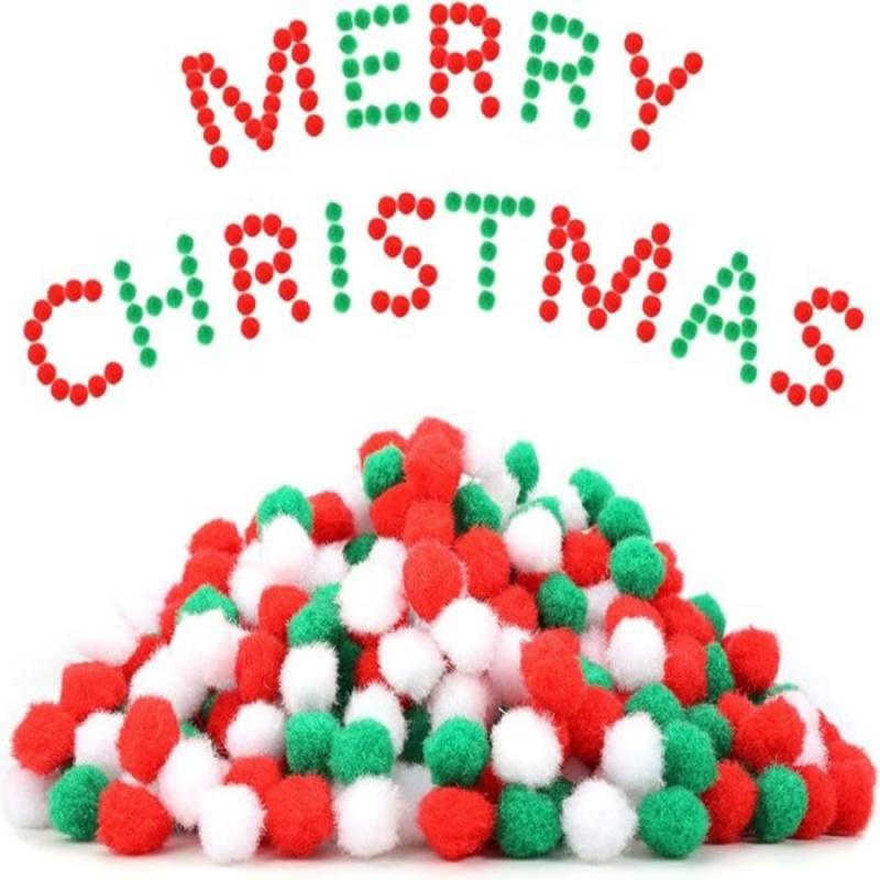 300 штук Рождественские помпоны Пушистые помпоны Мини помпоны для рукоделия для Рождественских DIY украшений для вечеринок (Красный, Зеленый, Белый)
300 штук Рождественские помпоны Пушистые помпоны Мини помпоны для рукоделия для Рождественских DIY украшений для вечеринок (Красный, Зеленый, Белый)