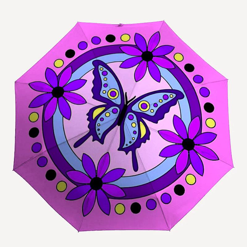 1pc Butterfly Mandala Automatic Open/Close Umbrella with Windproof, 8-Rib Sturdy Canopy, Durable Ribs, Ideal for Gifts yy251117010
1pc Butterfly Mandala Automatic Open/Close Umbrella with Windproof, 8-Rib Sturdy Canopy, Durable Ribs, Ideal for Gifts yy251117010