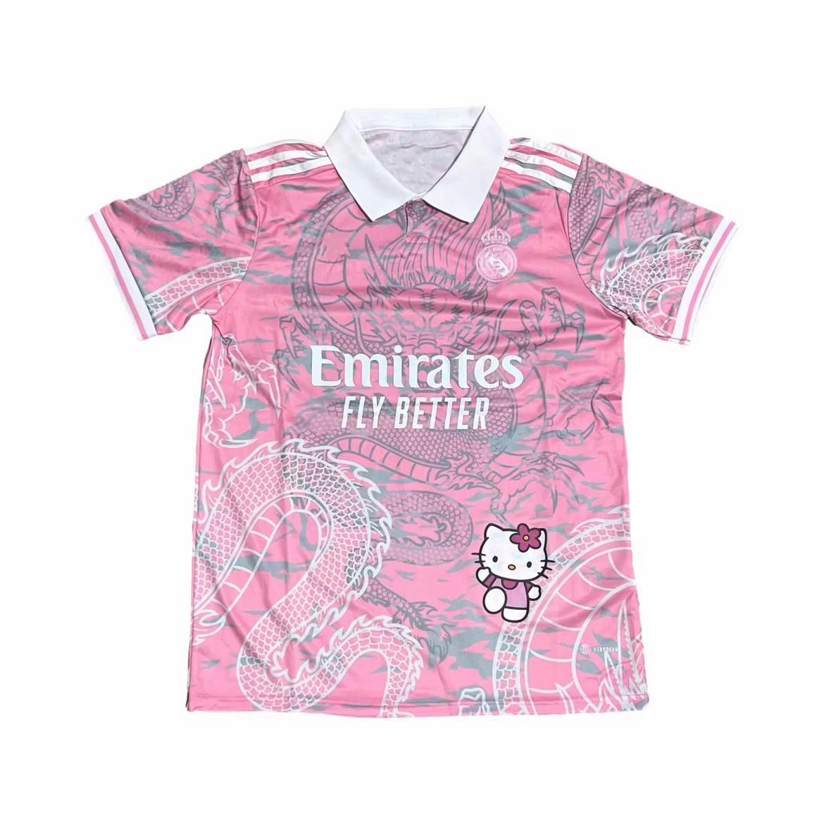 New Real Madrid pure printing dragon pattern Polo short-sleeved kitty men s and women s sports jersey outdoor D printing top XXL рожевий
New Real Madrid pure printing dragon pattern Polo short-sleeved kitty men s and women s sports jersey outdoor D printing top XXL рожевий
