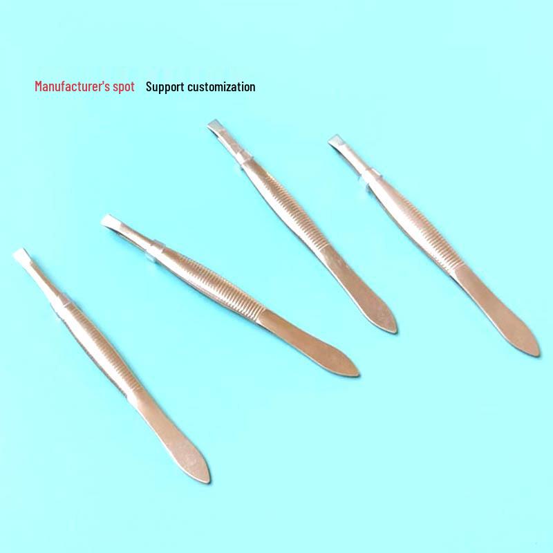 Stainless Steel Multi-Purpose Tweezers: Eyebrow, Eyelash, Nail Art, and Hair Plucking Tool.
Stainless Steel Multi-Purpose Tweezers: Eyebrow, Eyelash, Nail Art, and Hair Plucking Tool.