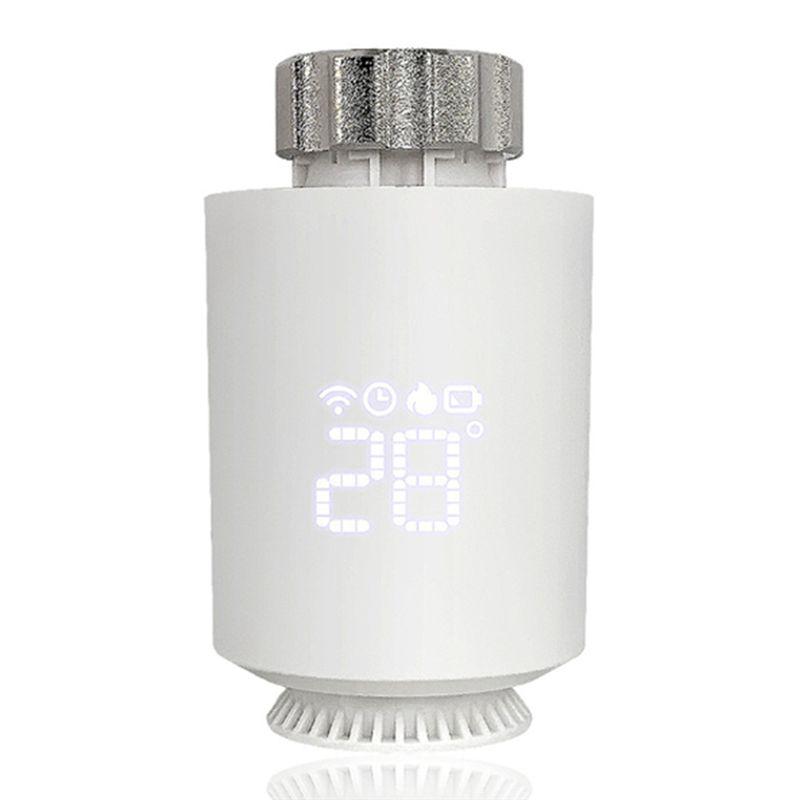 AEE4-Tuya Zigbee Smart Thermostat Thermostatic Radiator Valve Smart Home Heating Froest Protection Remote Group Control білий
AEE4-Tuya Zigbee Smart Thermostat Thermostatic Radiator Valve Smart Home Heating Froest Protection Remote Group Control білий