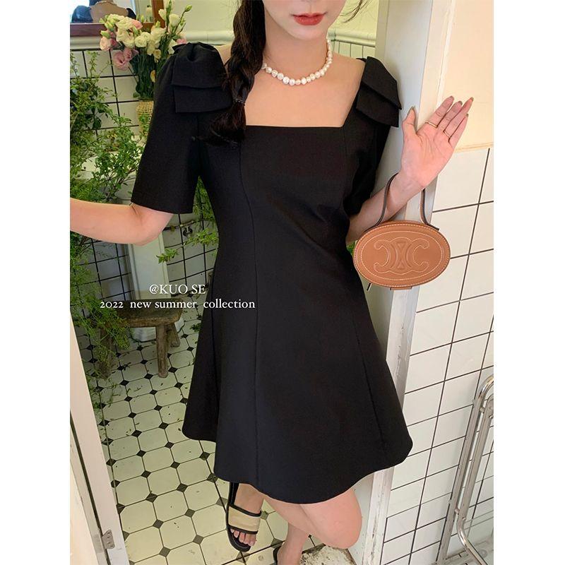 Fancy Expose Clavicle Dress Fairy Summer Korean Style Backless Niche Accessible Luxury Chic Stunning French Style Temperament Temperament Black L
Fancy Expose Clavicle Dress Fairy Summer Korean Style Backless Niche Accessible Luxury Chic Stunning French Style Temperament Temperament Black L