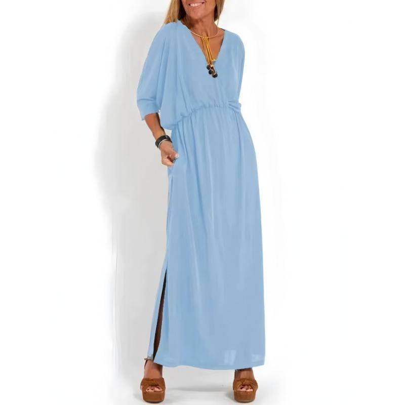 JKASHDK Женские модные летние весенние однотонные повседневные платья с коротким рукавом и v-образным вырезом и высокой талией XXXXXL небесно-голубой
JKASHDK Женские модные летние весенние однотонные повседневные платья с коротким рукавом и v-образным вырезом и высокой талией XXXXXL небесно-голубой