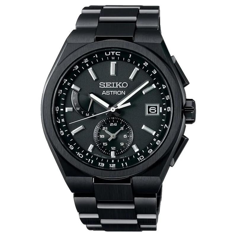 SEIKO Astron series 100 meters waterproof solar Quartz titanium strap 46.9mm men s watch black dial SBXY087
SEIKO Astron series 100 meters waterproof solar Quartz titanium strap 46.9mm men s watch black dial SBXY087