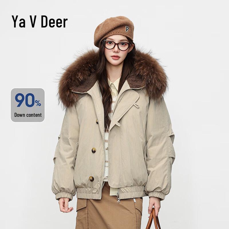 Yalu Women s Short Parka Down Jacket with Large Fur Collar M
Yalu Women s Short Parka Down Jacket with Large Fur Collar M