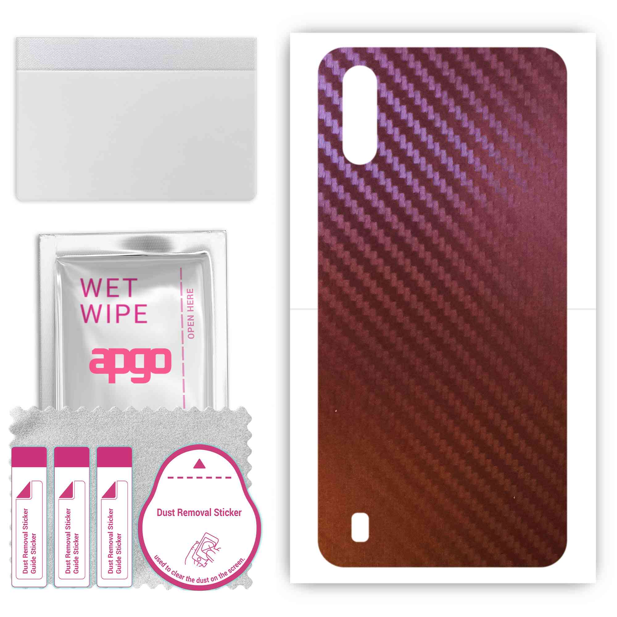 apgo skin sticker film foil vinyl for the BACK compatible with Samsung Galaxy M01, scratch-resistant, easy to install - Carbon Chameleon CAKA5
apgo skin sticker film foil vinyl for the BACK compatible with Samsung Galaxy M01, scratch-resistant, easy to install - Carbon Chameleon CAKA5