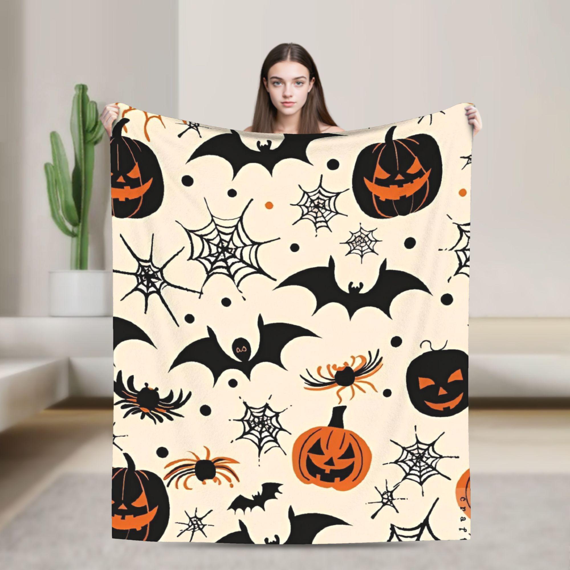 Halloween Theme Pattern Flannel Blankets Winter Warm Soft Bedding Throws Couch Chair Pattern Bedspread Sofa Bed Cover 80x120cm
Halloween Theme Pattern Flannel Blankets Winter Warm Soft Bedding Throws Couch Chair Pattern Bedspread Sofa Bed Cover 80x120cm