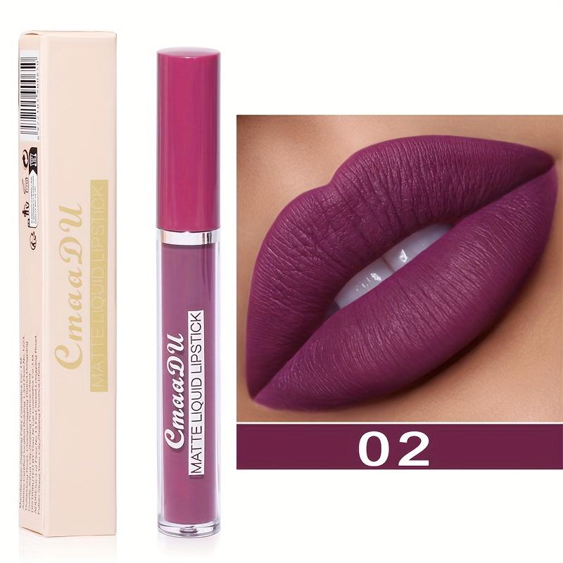 Жидкая матовая помада Cmaadu Velvet Matte — стойкая, увлажняющая и смягчающая, формула на основе растительного сквалана для всех типов кожи, розовые и красные оттенки 02
Жидкая матовая помада Cmaadu Velvet Matte — стойкая, увлажняющая и смягчающая, формула на основе растительного сквалана для всех типов кожи, розовые и красные оттенки 02