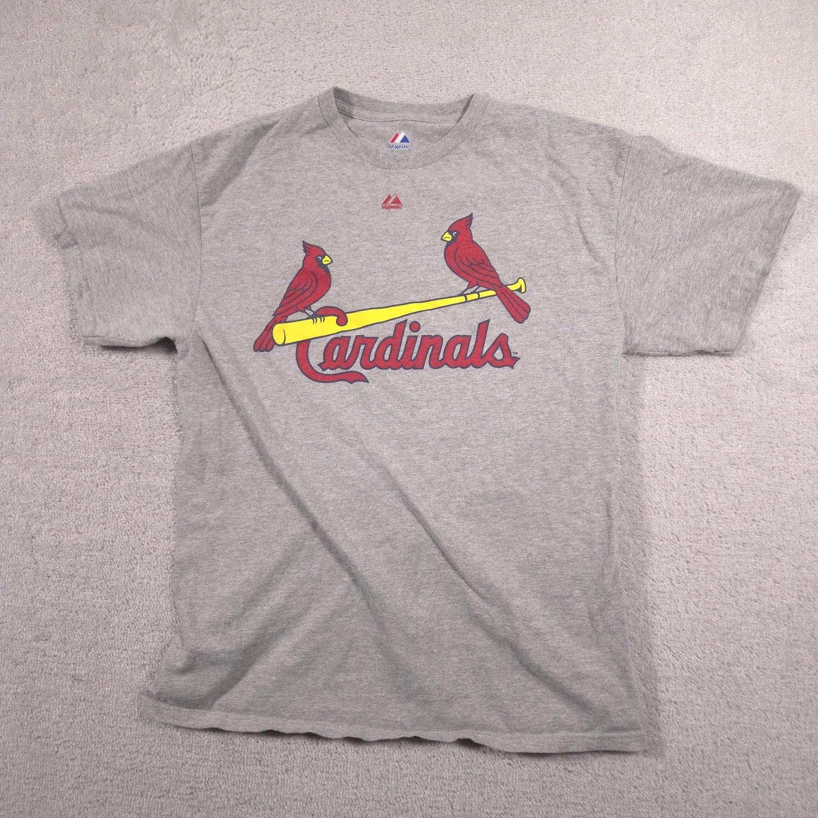 St. Louis Cardinals Shirt Mens Large Gray MLB Baseball Yadier Molina 4 Majestic 130
St. Louis Cardinals Shirt Mens Large Gray MLB Baseball Yadier Molina 4 Majestic 130