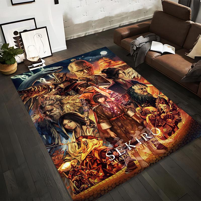 Samurai Warrior Themed Carpet with Game Print for Living Room Decor Suitable for use as an anti-slip for living room bedroom sofas 40x60cm( 15x23in )
Samurai Warrior Themed Carpet with Game Print for Living Room Decor Suitable for use as an anti-slip for living room bedroom sofas 40x60cm( 15x23in )