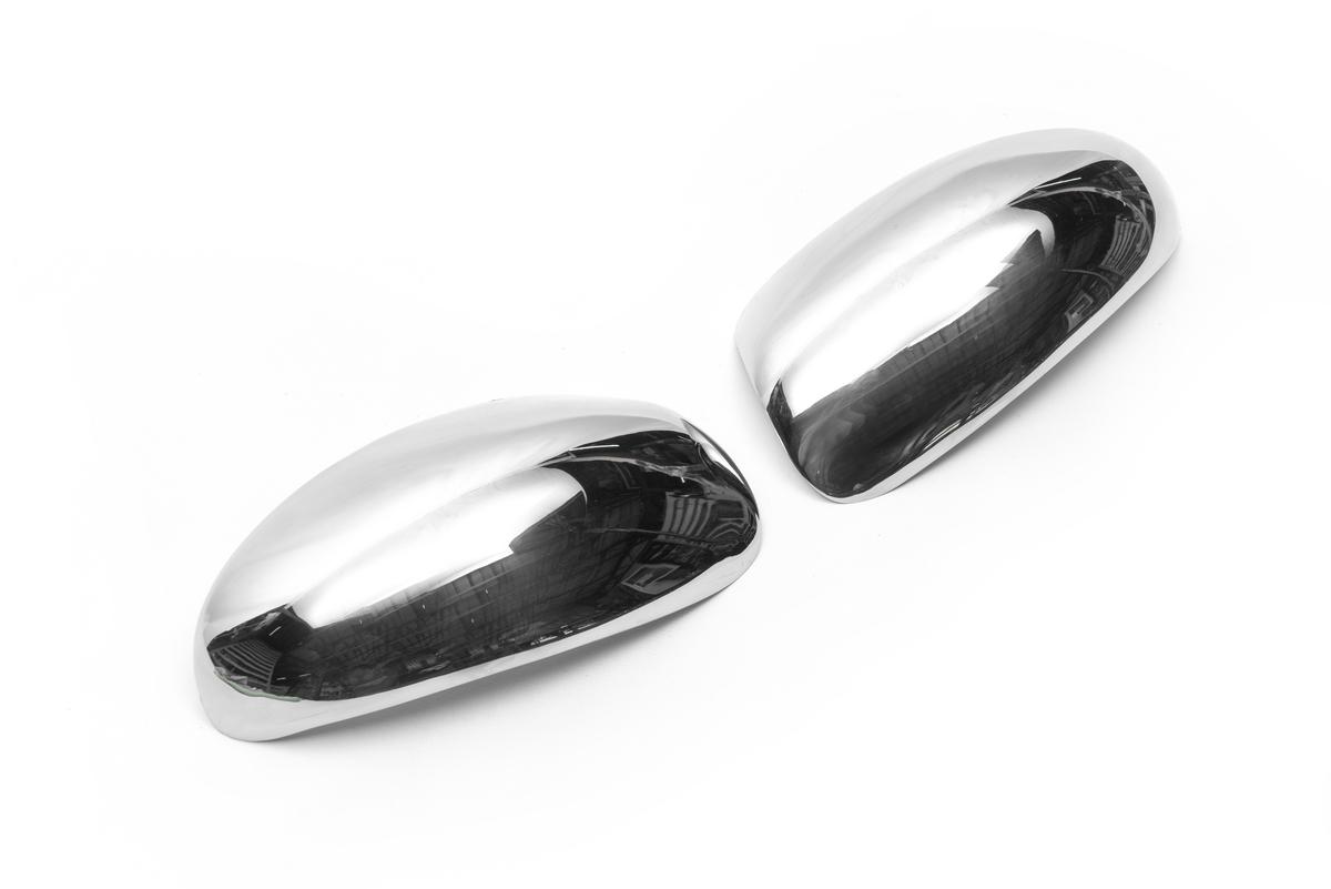 Накладки на зеркала (2 шт, нерж) для Ford Focus I 1998–2005 гг 
Накладки на зеркала (2 шт, нерж) для Ford Focus I 1998–2005 гг