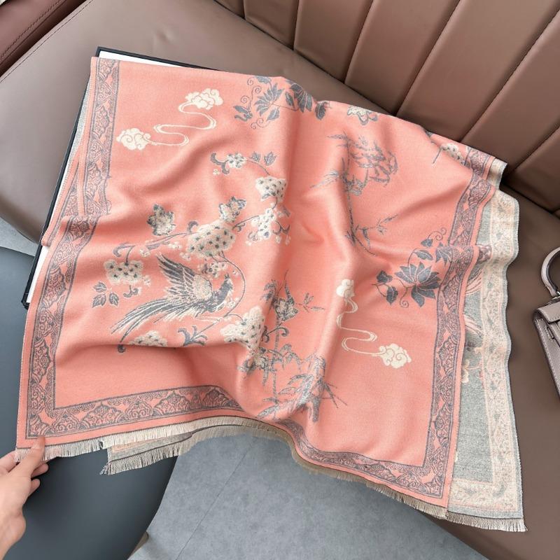 High-end scarf women s autumn and winter shawl with imitation cashmere lady celebrity thickened warm scarf 180x65cm рожевий
High-end scarf women s autumn and winter shawl with imitation cashmere lady celebrity thickened warm scarf 180x65cm рожевий