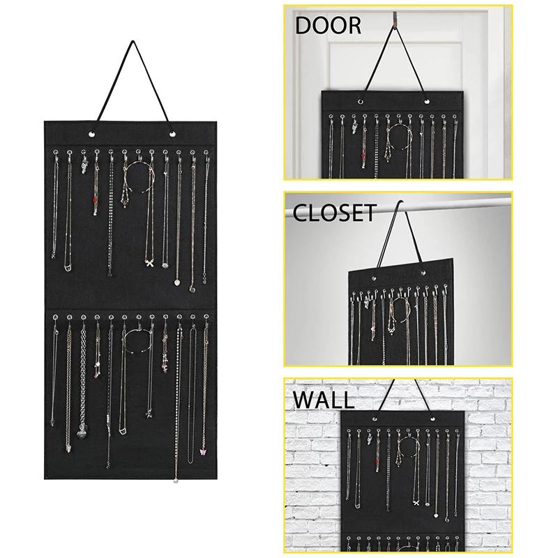 Hanging Storage Bag Jewelry Holder Necklace Bracelet Earring Ring Jewelry Display Organize Wall Door Closet Storage Jewelry Box none
Hanging Storage Bag Jewelry Holder Necklace Bracelet Earring Ring Jewelry Display Organize Wall Door Closet Storage Jewelry Box none