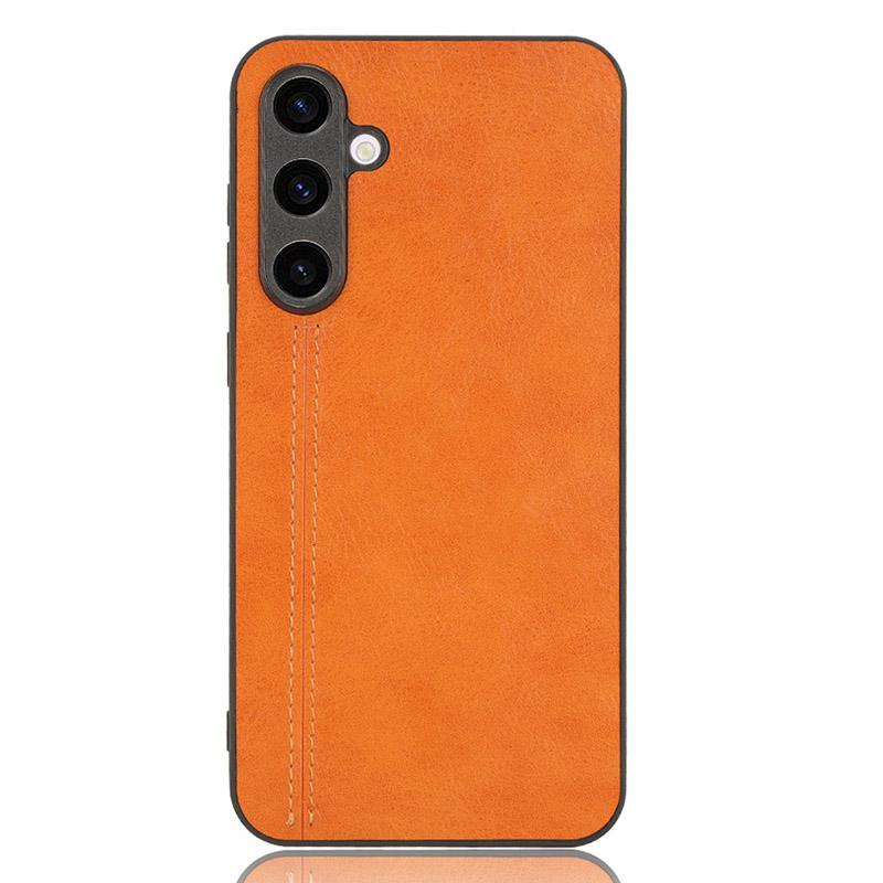 For Samsung Galaxy S23 FE Phone Cover Stitching Line PU Leather Coated PC+TPU Protective Case Orange
For Samsung Galaxy S23 FE Phone Cover Stitching Line PU Leather Coated PC+TPU Protective Case Orange