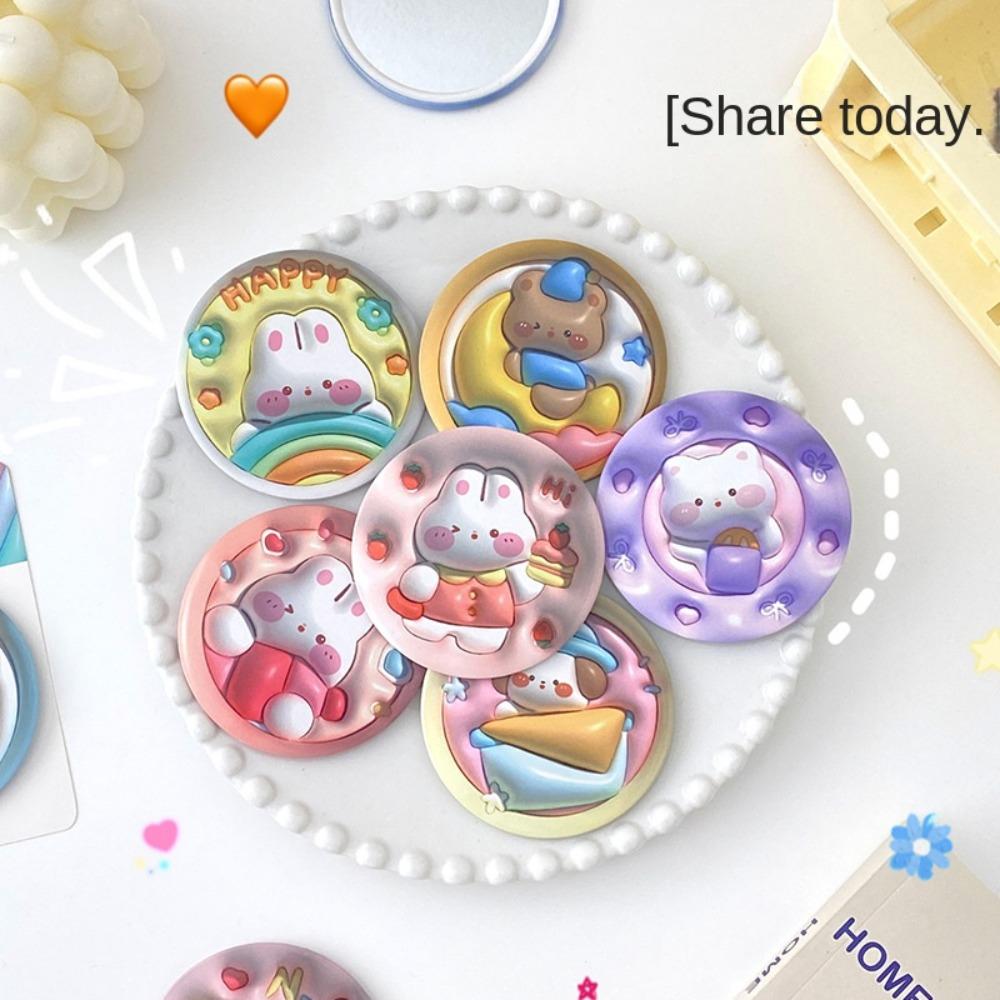 Folding 3D Double-sided Mirror Creative Makeup Mirror New Pocket Mirror
Folding 3D Double-sided Mirror Creative Makeup Mirror New Pocket Mirror